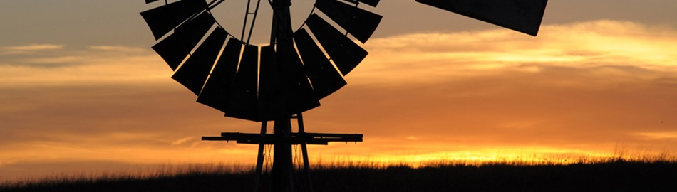 Windmill Sunset